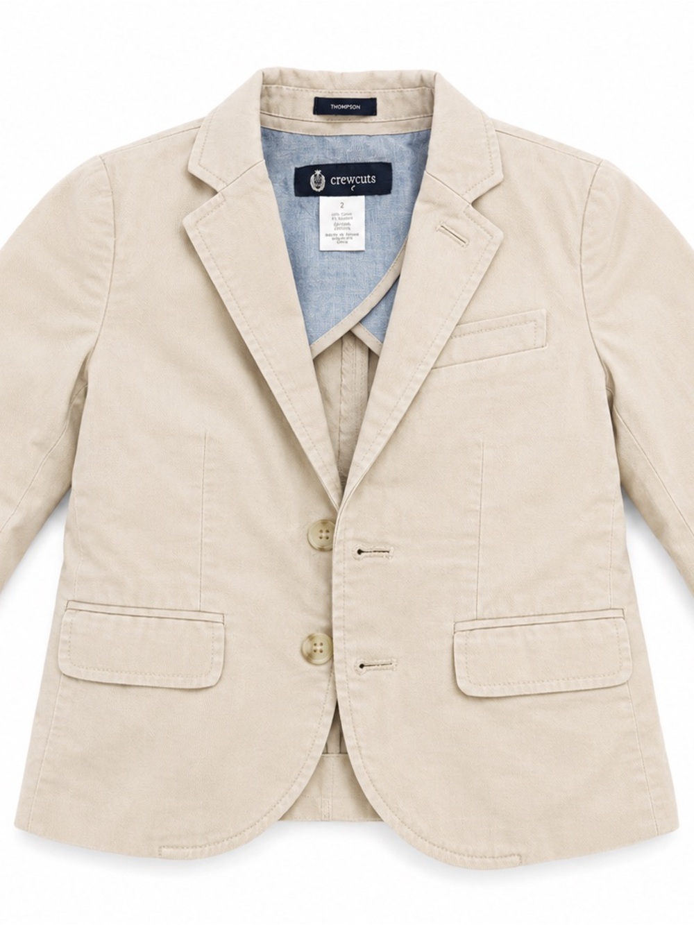 Crewcuts Kids' Beige Blazer Jacket